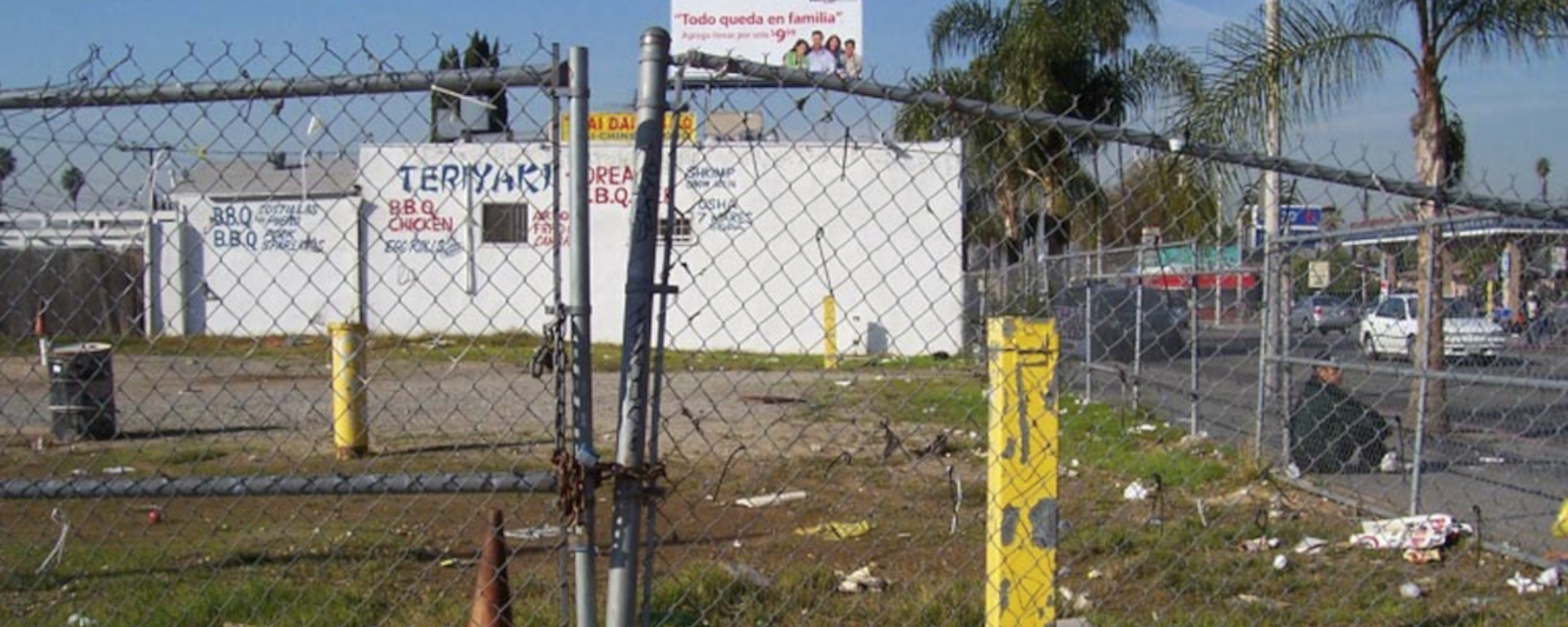 Commercial property under review for environmental due diligence.