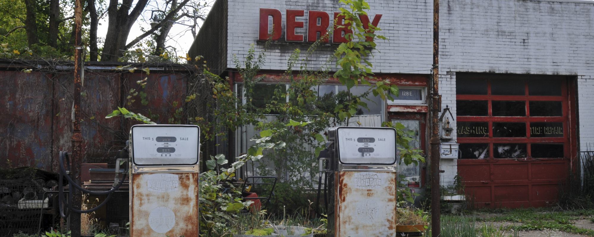 Environmental professional conducting a Phase I site visit.