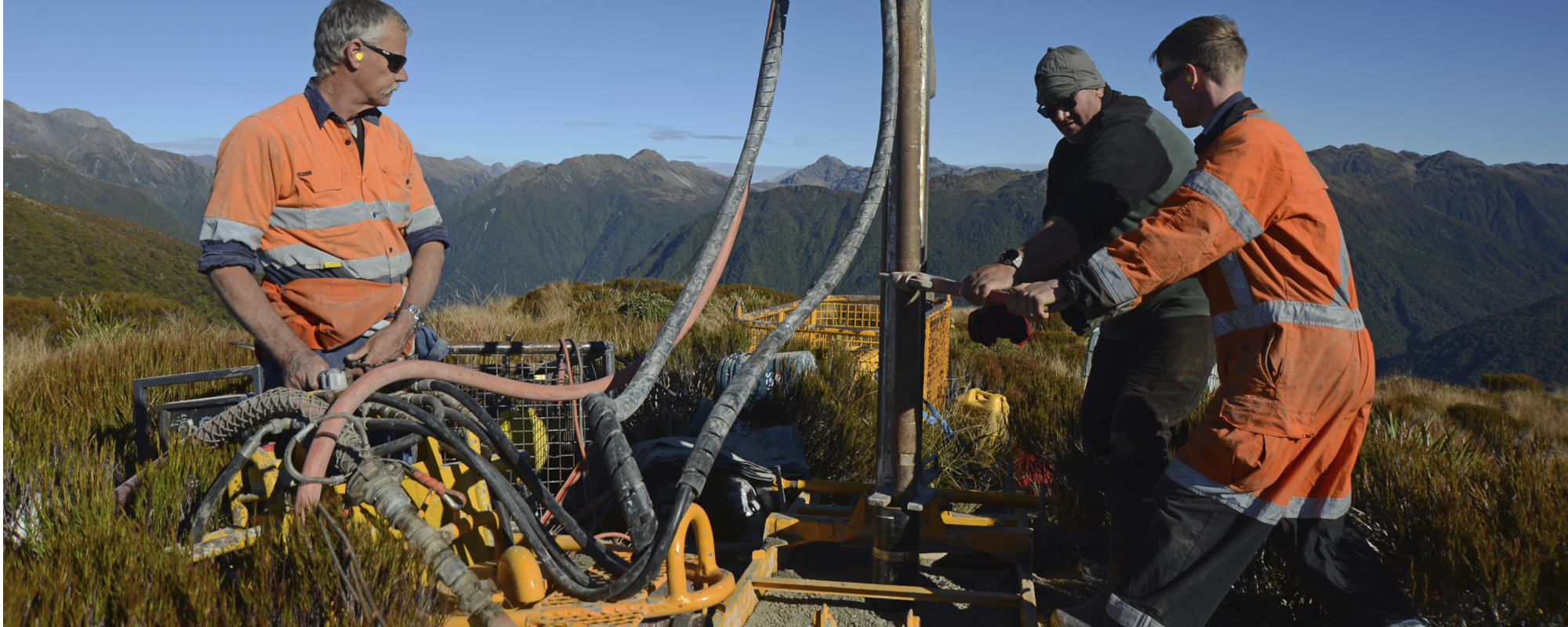 Direct-push drilling rig completing borings during a Phase II investigation.