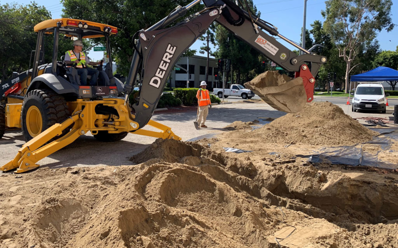 Soil remediation activities addressing metals and PCB impacts.